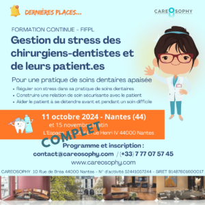 Formation gestion du stress des chirurgiens dentiste et de leurs patients.