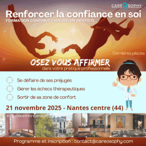 Formation Renforcer la confiance en soi des chirurgiens-dentistes. Nantes.